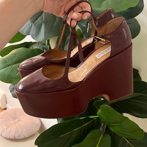 Gabriela Hearst Red Mary Janes